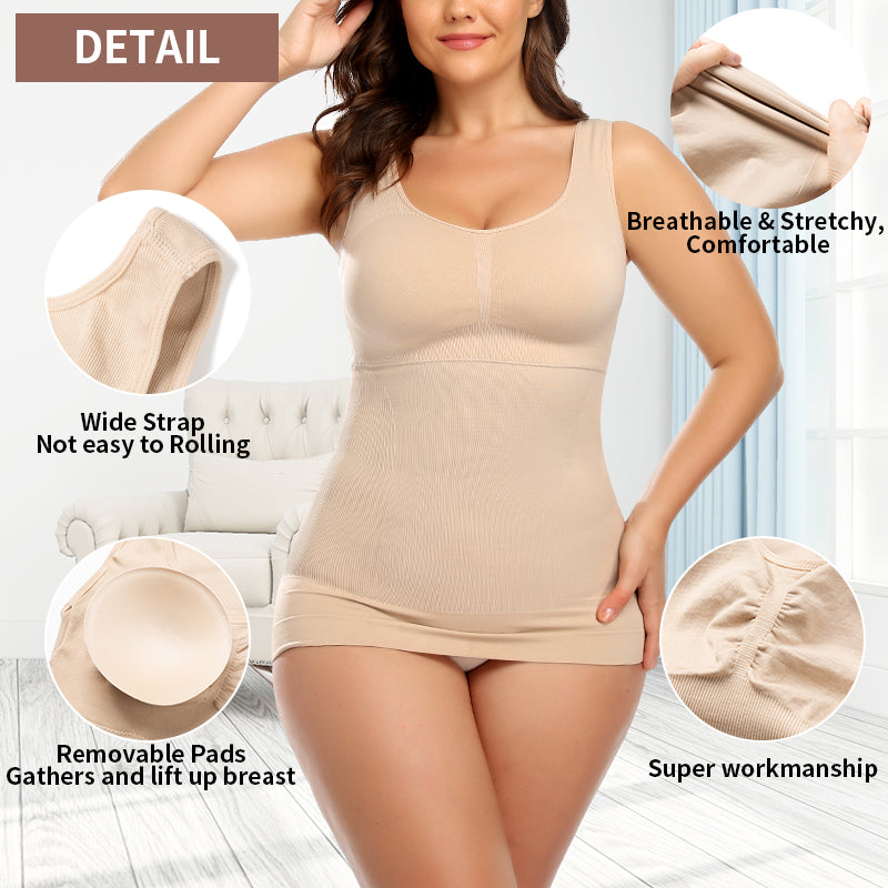 Imported™ Instant 2in 1 Camisoles Body Shapewear For (Women) 🎁