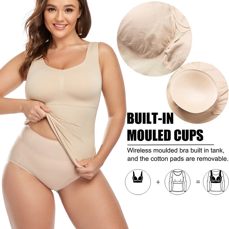 Imported™ Instant 2in 1 Camisoles Body Shapewear For (Women) 🎁