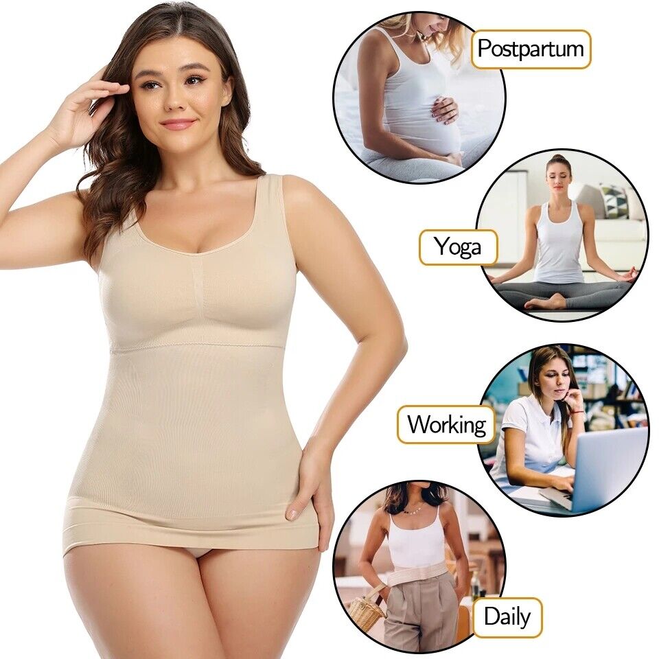 Imported™ Instant 2in 1 Camisoles Body Shapewear For (Women) 🎁