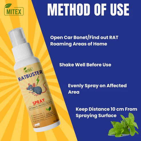 Ratbuster Spray Prevents Rat Attacks [Buy 1 Get 2 Free] 😍