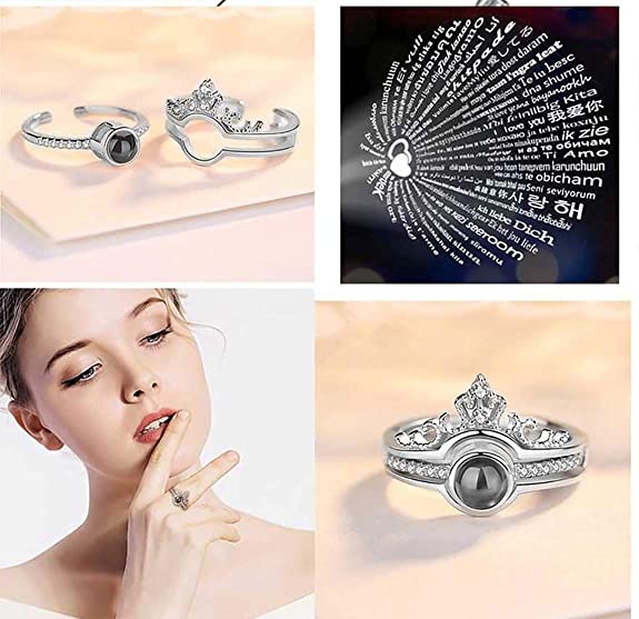 Imported™ I Love You In 100 Languages Elegance Ring 😍