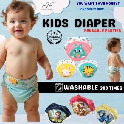 Truekind® Kid's Reusable Training Pants & Diaper