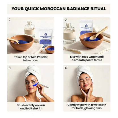 Imported™ 100% Original Moroccan Nila Whitening Powder 100g [Buy 1 Get 1 Free] 😍