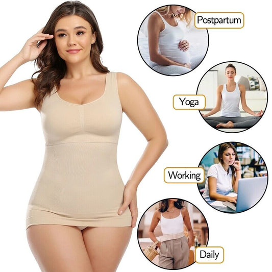 Imported™ Instant 2in 1 Camisoles Body Shapewear For (Women)