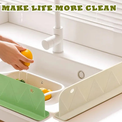 Silicon sink splash guard